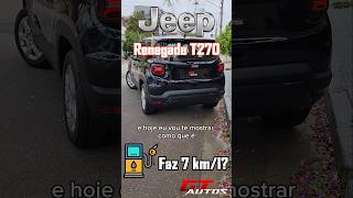 Consumo do Jeep Renegade 13 Turbo 2025 na cidade shorts [upl. by Ecienahs]