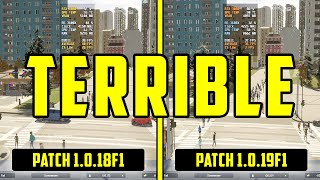 Cities Skylines IIs Newest Patch is TERRIBLE  Patch 1019F1 vs 1018F1 Performance [upl. by Liscomb]