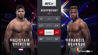 Alistair Overeem vs Francis Ngannou FULL FIGHT UFC 218 [upl. by Verada261]