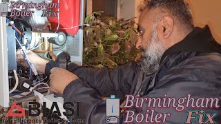 Biasi boiler diagnosis and repair no ignition E01 flashing birmingham Domestic and Commercial [upl. by Yenahs]