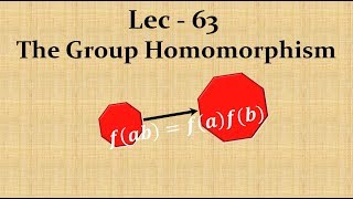 Lec  63 Group Homomorphism  IIT JAM  CSIR UGC NET  GATE MA  B Sc [upl. by Assirk]