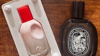 Diptyque Fleur de Peau vs Glossier You perfume comparison [upl. by Zirkle]