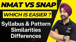 NMAT amp SNAP Exam Similarities  Common Syllabus amp Pattern Differences  Which Is the Easier Choice [upl. by Inajna]