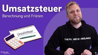 Umsatzsteuer einfach erklärt  So wird USt und Vorsteuer berechnet  MehrwertsteuerBerechnung [upl. by Elysia]