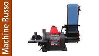 BUCKTOOL BD4802 Professional Bench Belt Sander Review [upl. by Fellows]