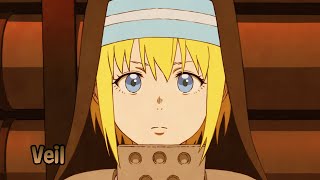 『AMV Lyrics』Fire Force ED Full〈 Veil  Keina Suda〉 [upl. by Yentrok270]