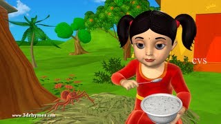 Little Miss Muffet  3D Animation English Nursery Rhyme for Children with lyrics [upl. by Batruk452]