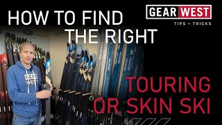 How to Choose the Right XC Ski Touring Skis and Skins touringskis skinskis nordicskis [upl. by Atkins]