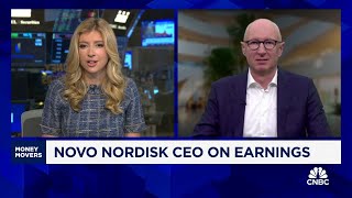 Novo Nordisk CEO on earnings Very bullish on 2025 despite demand concerns [upl. by Gnilhsa]