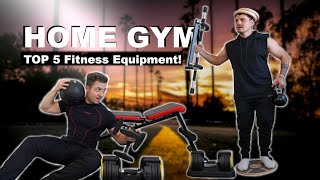 TOP 5 GERÄTE FÜR DEIN HOME GYM [upl. by Korry]