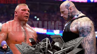 Brock Lesnar vs Martyn Ford Street Fight Match  Wrestling News [upl. by Kay217]