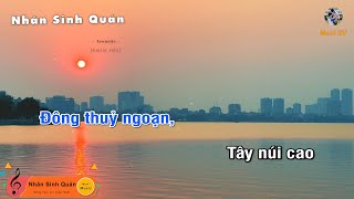 NHÂN SINH QUÁN  JIN TUẤN NAM Guitar beat solo karaoke Muoi Music  Muối SV [upl. by Rucker156]