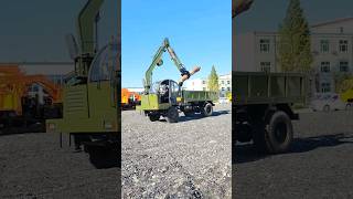 heavy dump truck amp heavy duty excavator 421 shorts shortsvideo truck excavator dumptruck [upl. by Carver]