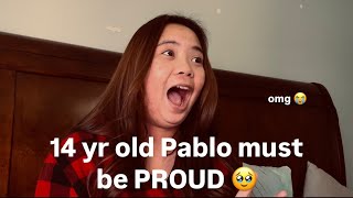 Drowning in the Water by Pablo Lyric video Reaction even tho i listen to it almost everyday 🤣🥲 [upl. by Eph]