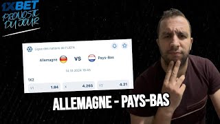 PRONOSTIC DU JOUR  ALLEMAGNE vs PAYSBAS  Partenaire 1Xbet [upl. by Oznerol202]