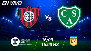 SAN LORENZO VS SARMIENTO  EN VIVO  COPA DE LA LIGA [upl. by Nehtanhoj100]