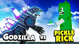 Can PICKLE RICK Defeat the Unstoppable GODZILLA  People Playground [upl. by Meadows]