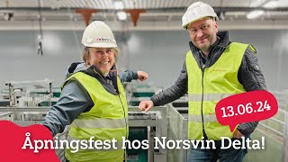 Åpningsfest hos Norsvin Delta på Løten juni 2024 [upl. by Chapen]