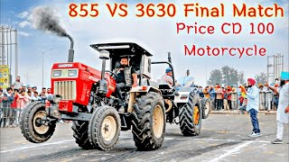 New Holland 3630 vs Swaraj 855 Tractor Tochan  Final Match  Manak Majra Mohali  Tractor Pull [upl. by Leith]