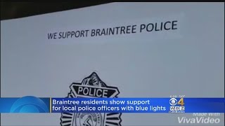 Hundreds Turn Out To Support Braintree Police [upl. by Aerehs652]