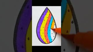 easy drop drawing 💧 art ytshorts satisfying creative [upl. by Rehpoitsirhc]