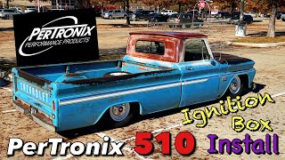 PerTronix 510 ignition box install on my 1966 Chevy C10 [upl. by Datnow357]