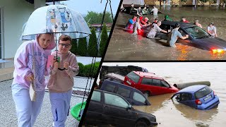 Inundatii in Moldova si Romania [upl. by Nnaharas]