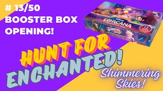 Lorcana Shimmering Skies Booster Box Opening 1350 Series Hunt for Enchanted lorcanatcg lorcana [upl. by Esilahc]