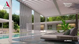 Alexco  Freedom Bioclimatic Pergola [upl. by Yorker]