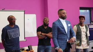 EMOTIONAL SPENCER FEARON DELIVERS EPIC SPEECH AS THE MANHOOD ACADEMY RECEIVE BRAND NEW BUS [upl. by Mendez]