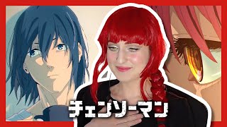 Lets Watch CHAINSAW MAN Anime TRAILERS  Part 2  Some European Chick [upl. by Vasta]