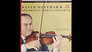 Oistrakh amp Cluytens  Beethoven  Violin Concerto in D Op61 1958 [upl. by Nanam]