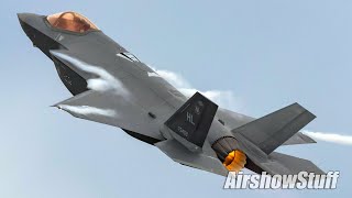 F35 Lightning II FULL Display Sunday  Spirit of St Louis 2022 [upl. by Ahtnicaj]