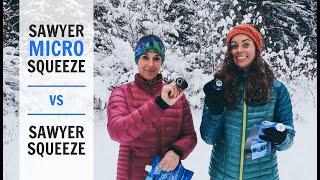 Sawyer Micro Squeeze vs Sawyer Squeeze Review and Comparison [upl. by Yrac]