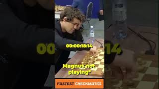 💀 When Magnus Carlsen arrives late to an official chess game and annoys his opponent 💀 blitz rapid [upl. by Llevrac]