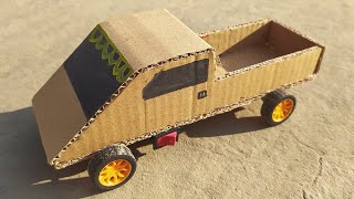 How To Make RC Tipper Truck From Cardboard  Very eosy [upl. by Oremar]