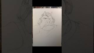 Gamorrean Guard WIP starwars starwarsart jabba jabbathehutt returnofthejedi fanart drawing [upl. by Auqenaj]