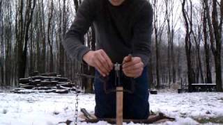 how to set a 110 conibear trap [upl. by Adnohsat]