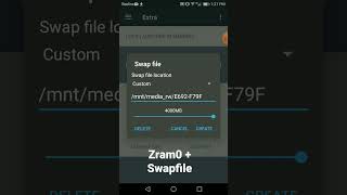 SWAPFILE  ZRAM Increase Memory in your android [upl. by Vaish]