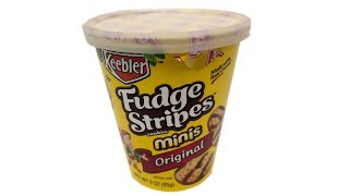 Keebler Fudge Stripe Mini Cookie Cup  Unwrapping [upl. by Keyek]