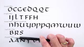 A Beginners Guide to Uncial Calligraphy with Janet Takahashi [upl. by Woehick]