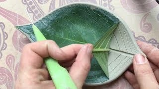 Leaf Pottery by Piper Pottery [upl. by Conard]