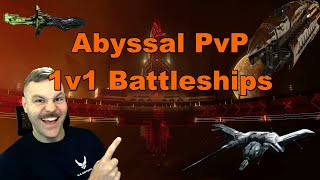 Eve Online 1v1 Battleships  Abyssal PvP [upl. by Dolli423]