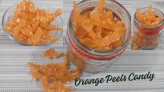 Orange candied peels 🍊  Orange peels candy by Food Flavour [upl. by Violette584]