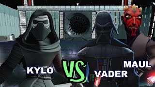 Di3 0 Kylo Ren vs Darth Vader and Darth Maul [upl. by Atalie]