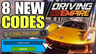 NEW UPDATE ROBLOX DRIVING EMPIRE CODES 2024  DRIVING EMPIRE CODE  DRIVING EMPIRE [upl. by Kacie]