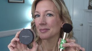 Mineral Foundation Tutorial  Mature Over 50 Skin [upl. by Flora208]