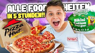 Alle FOODNEUHEITEN bei MCDONALDSBURGER KINGSUBWAY TESTEN😨🍔ABER IN 5 STUNDEN⏰ [upl. by Faires681]