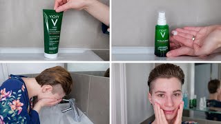 How to use Vichy Normaderm Phytosolution Purifying Gel Cleanser and Double Correcting Moisturizer [upl. by Michell]