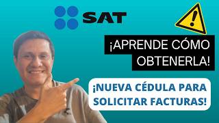 🔵 CÓMO OBTENER LA CÉDULA DE DATOS FISCALES PARA FACTURACIÓN SAT [upl. by Ahtelra]